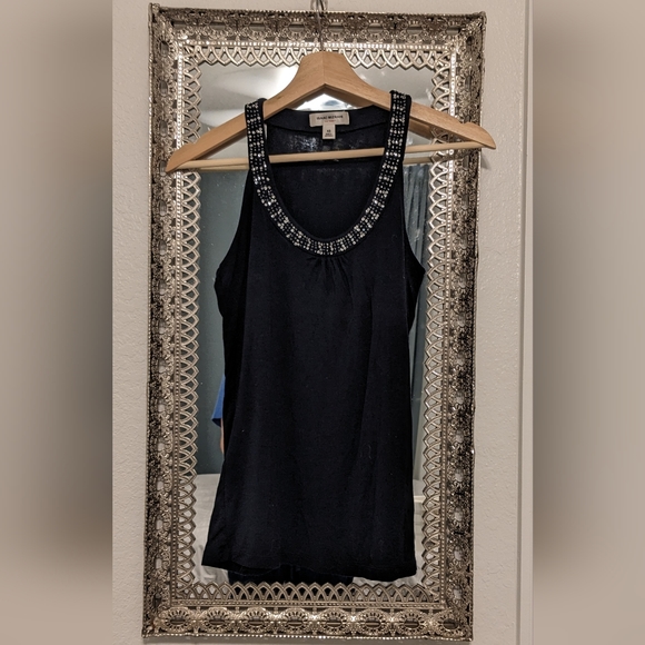 Isaac Mizrahi Beaded Tank Top - Picture 1 of 6
